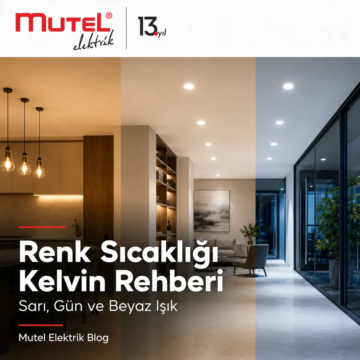 Renk Sıcaklığı (Kelvin) Rehberi: Hangi Işık Nereye?