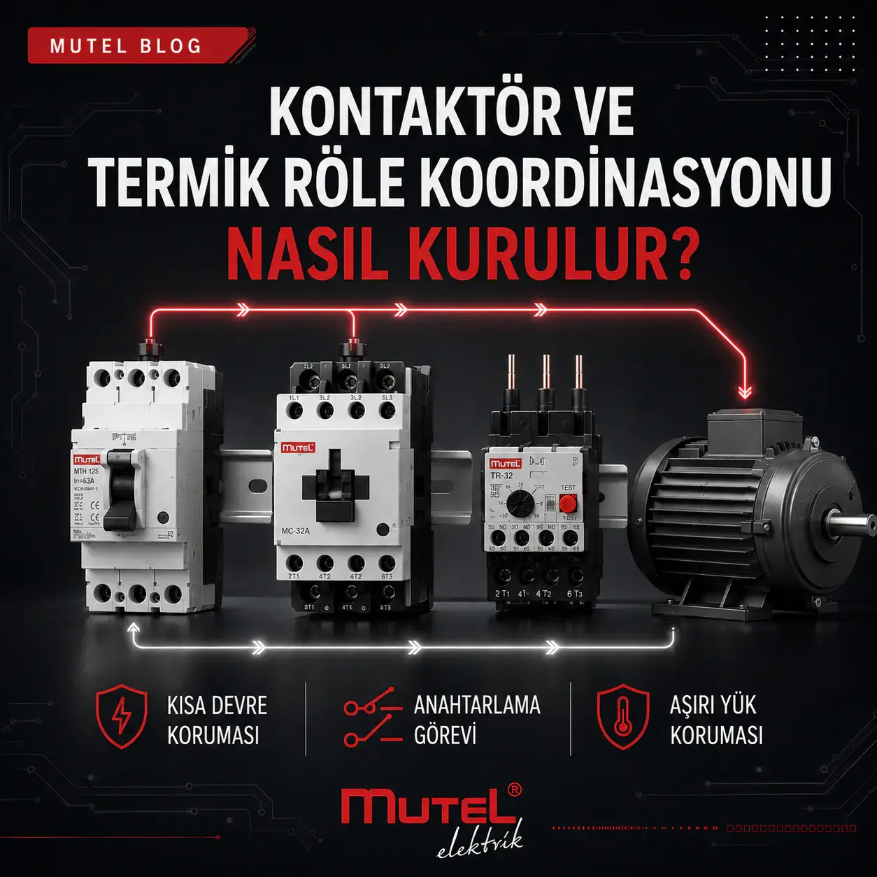 Kontaktör ve Termik Röle Koordinasyonu Nasıl Kurulur?