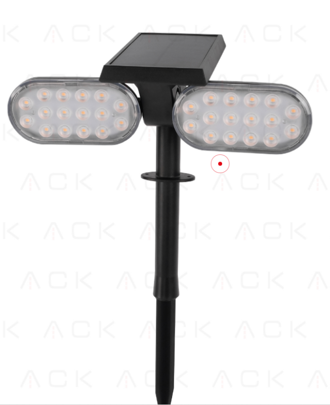 Ack Hareketli Solar 8W 3000K IP65 Led Bahçe Armatürü - AG60-02801 - 1
