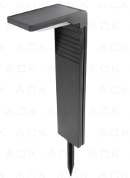 Ack Solar 10W 3000K IP65 Led Bahçe Armatürü - AG60-03801 - ACK