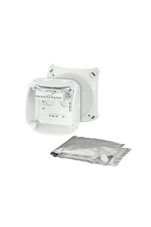 Hensel Gri Su Geçirmez IP67/IP68 Jelli Buat 104x104x70 - WP 0402 G - 1