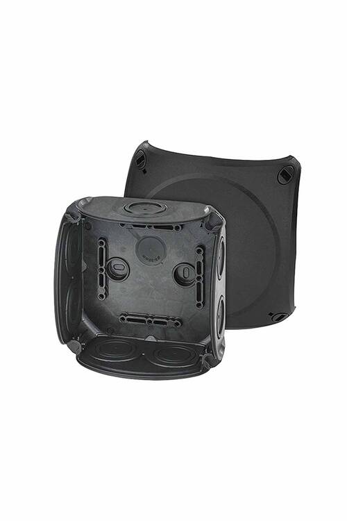 Hensel Siyah Kablo Bağlantı Buat IP66 130x130x77 - DK 0600 B - 2