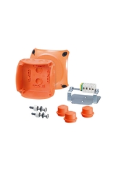 Hensel Turuncu Yangın Buatı IP65/IP66 104x104x70 - FK 0402 - HENSEL