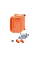 Hensel Turuncu Yangın Buatı IP65/IP66 155x210x92 - FK 1608 - HENSEL