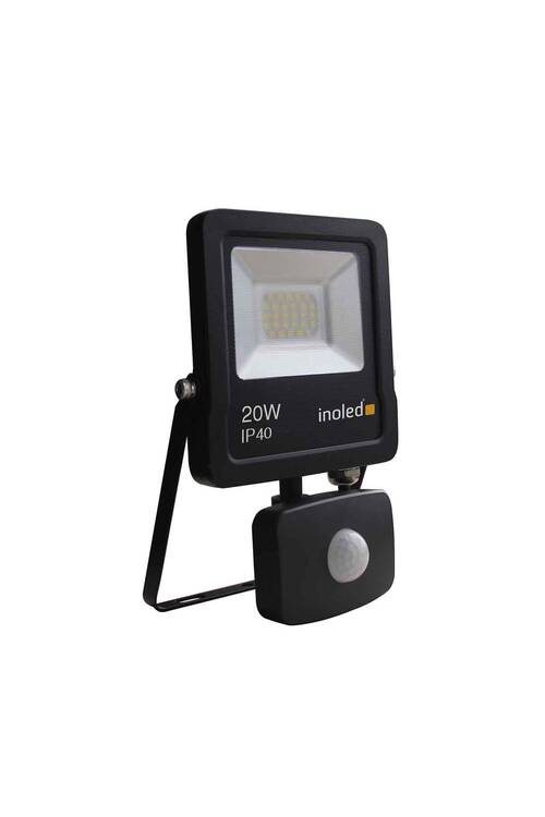 İnoled 20W 3000K IP40 Sensörlü Led Projektör Gün Işığı 522202 - 1