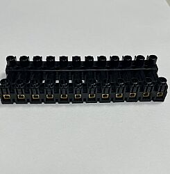 Klemens 12'li Geçmeli 2.5-4mm Siyah - MUTELED 