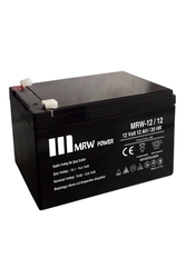 Mervesan 12V 12AH Kuru Tip Bakımsız Akü MRW-12/12 - MERVESAN