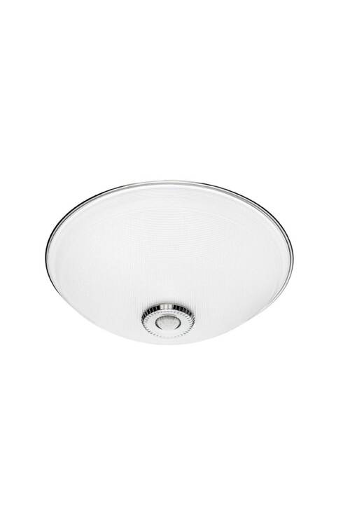 Nade 10434 Krom 360° Hareket Sensörlü Acil Aydınlatmalı LED'li Tavan Armatürü - 1