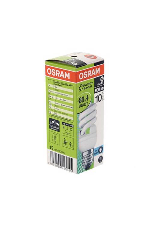 Osram Enerji Tasarruflu Spiral Mini Twist Ampul 15W /865 - 1