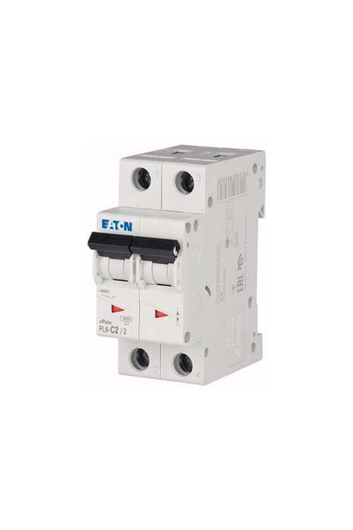 Otomatik Sigorta 2X2A C 6kA - Eaton 286562 PL6-C2-2 - 1