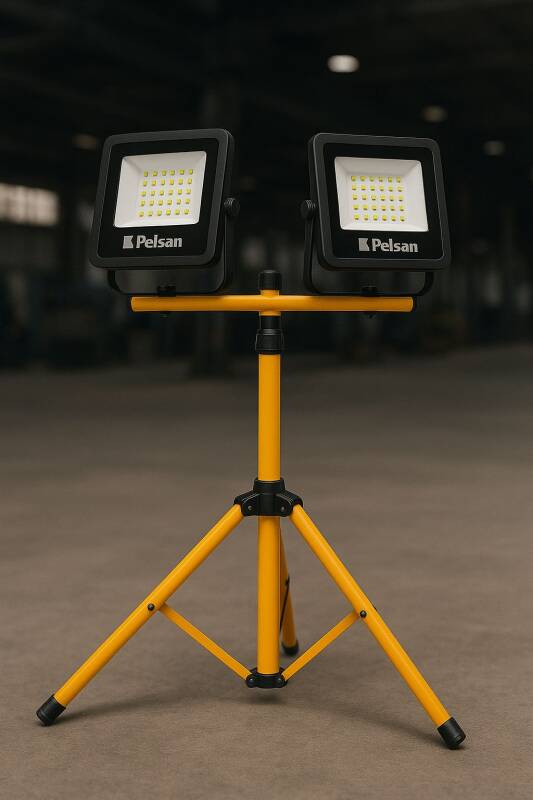 Pelsan 2x50W Tripod Ayaklı Led Projektör - 1