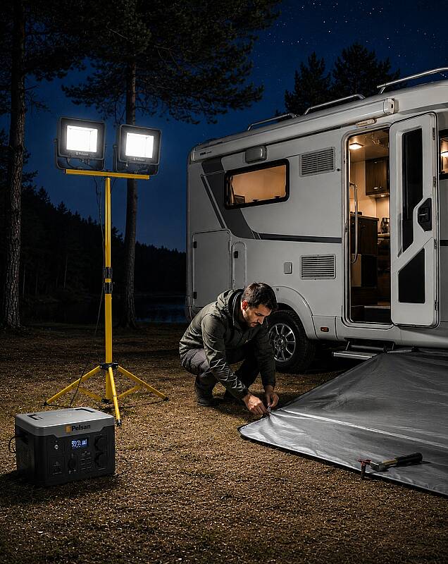Pelsan 2x50W Tripod Ayaklı Led Projektör - 4