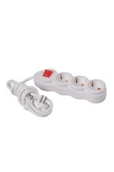 Pelsan Belek 3'lü 3 Metre Çocuk Korumalı Anahtarlı Grup Priz - 204926 - PELSAN