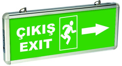 Pelsan Exiled Çift Yön Çıkış Yönlendirme Armatürü - 203887 - Pelsan