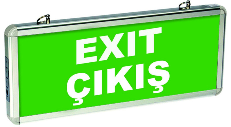 Pelsan Exiled Çift Yön Çıkış Yönlendirme Armatürü - 203890 - 1