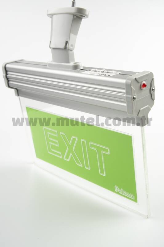 Pelsan Exit Vialed (3 Saat) Çift Yön 3W IP40 Acil Yönlendirme Armatürü E5 Etiketli - 201013 - 1