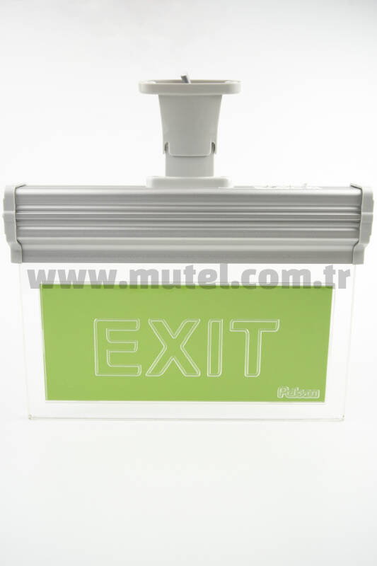 Pelsan Exit Vialed (3 Saat) Çift Yön 3W IP40 Acil Yönlendirme Armatürü E5 Etiketli - 201013 - 2