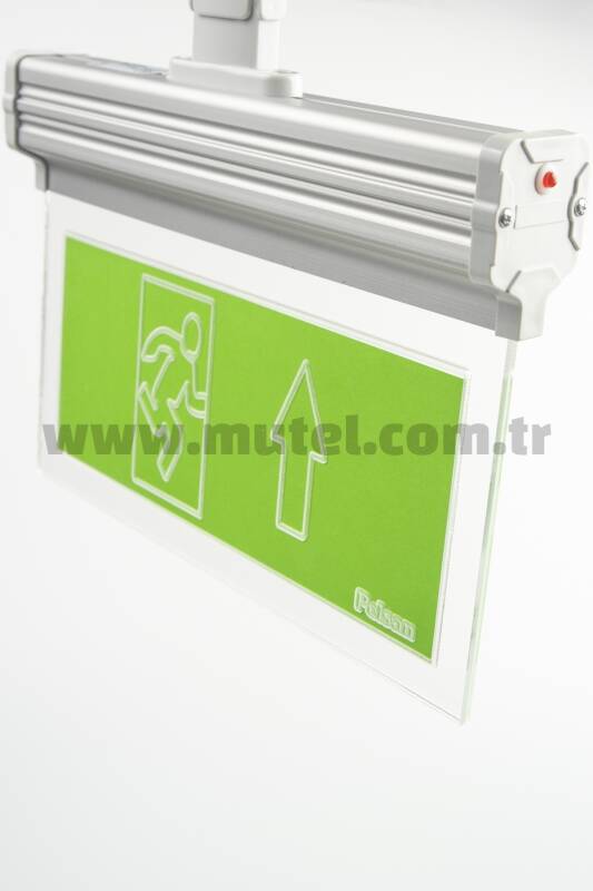 Pelsan Exit Vialed (3 Saat) Çift Yön 3W IP20 Acil Yönlendirme Armatürü E304 Etiketli - 200981 - 1