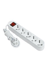 Pelsan Foça 5'li 2 Metre Anahtarlı Grup Priz - 204362 - PELSAN