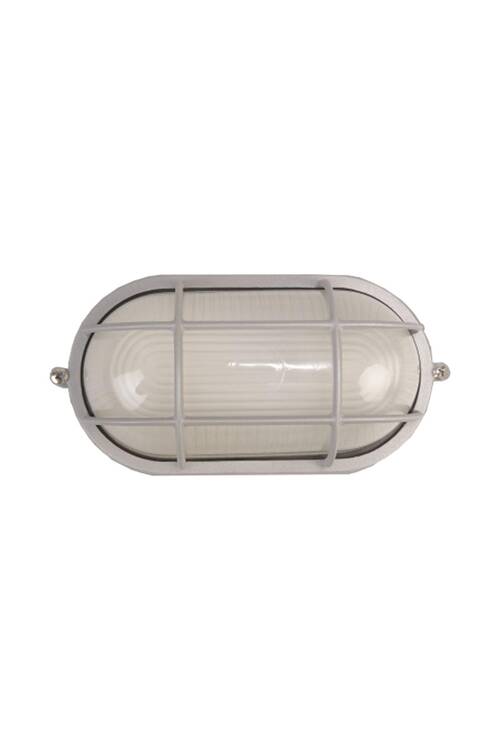 Pelsan Oval Kafes E27 IP54 Duylu Tavan/Duvar Armatürü - 204487 - 2