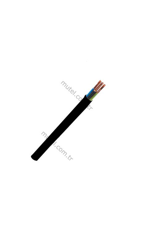 Prysmian 3x1,5mm TTR Siyah Kablo - H05VV-F - 2
