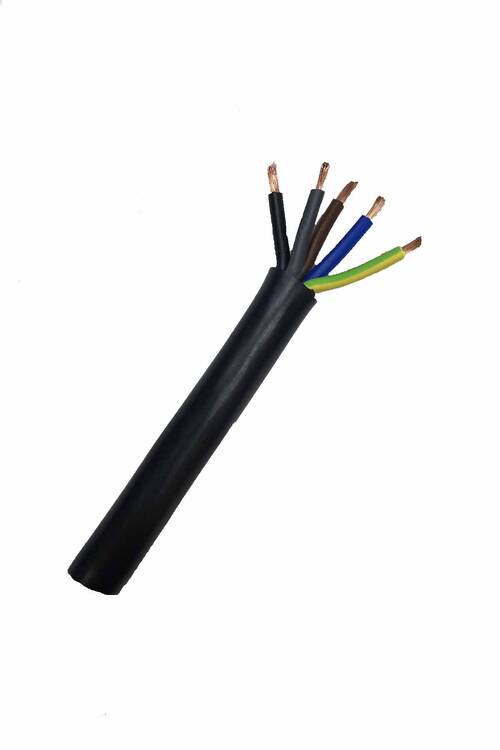 Prysmian 5x4mm TTR Siyah Kablo - H05VV-F - 1