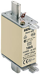 Siemens 100A Boy000 NH Bıçaklı Sigorta Buşonu 3NA3830 - SIEMENS