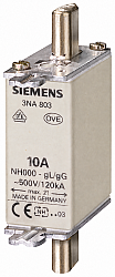 Siemens 10A Boy 000 NH Bıçaklı Sigorta Buşonu 3NA3803 - SIEMENS