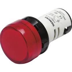 Siemens 110V AC/DC Kır Sinyal Lambası 3SB6215-6AA20-1AA0 - SIEMENS