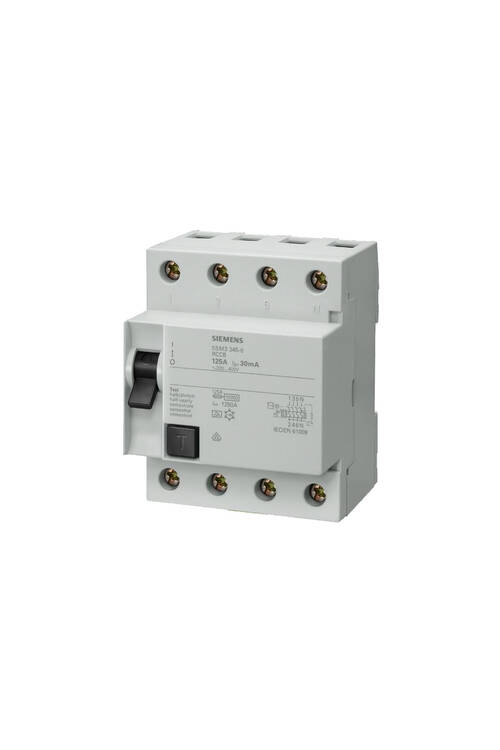 Siemens 125A 300mA 400V Kaçak Akım Rölesi 5SM3645-0 - 1
