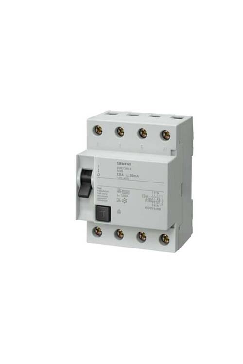 Siemens 125A 30mA 400V 3Faz Kaçak Akım Rölesi 5SM3345-6 - 1