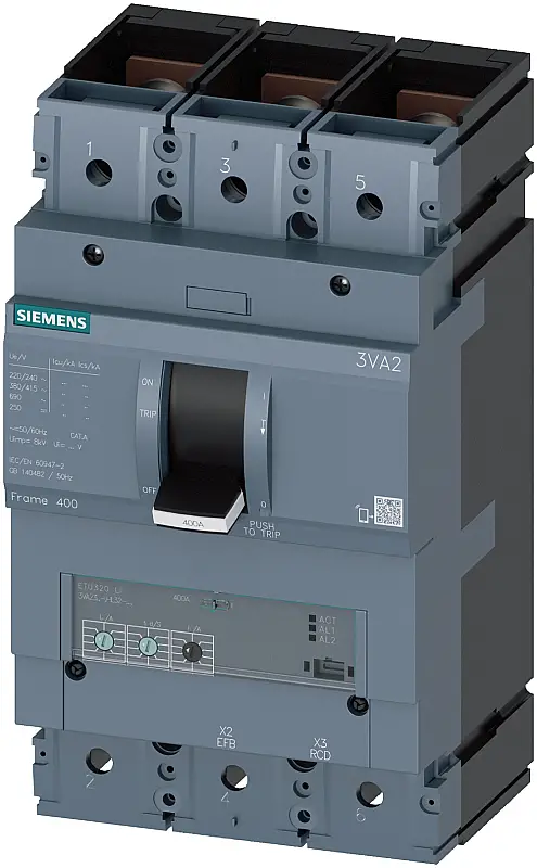 Siemens 160-400A 55kA Kompakt Şalter 3VA2340-5HL32-0AA0 - 1