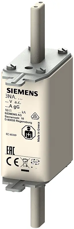Siemens 160A NH Bıçaklı Sigorta Buşonu Boy 1 3NA3136 - 1