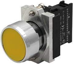 Siemens 1NO 230V AC Sarı Komp Led Buton 3SB6116-0DB30-1BA0 - SIEMENS