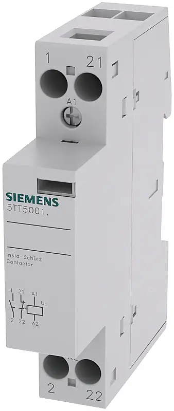 Siemens 20A 1NO 1NC 230V Insta Kontaktör 5TT5801-0 - 1