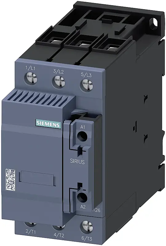 Siemens 25-75k Var 1NO 1NC BOY S2 Kondansatör Kontaktör 3RT2637-1AP03 - 1