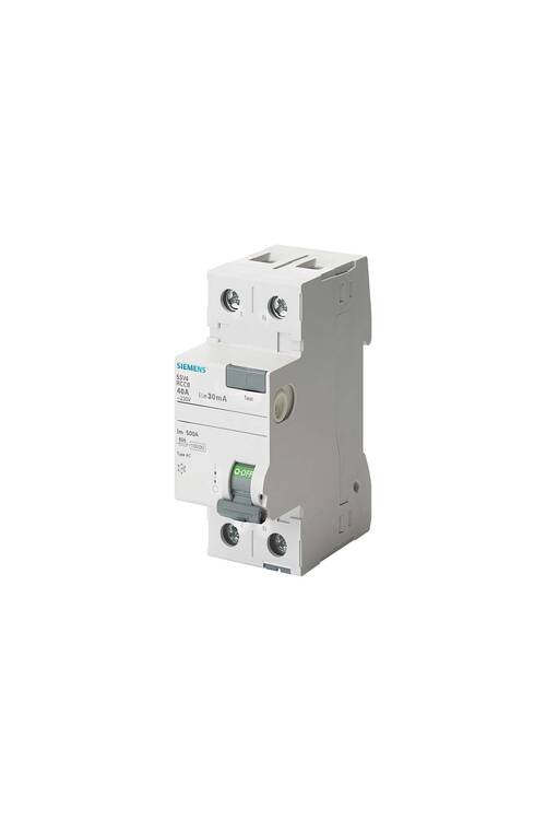 Siemens 25A 30mA 230V 1Faz Kaçak Akım Rölesi 5SV3312-6 - 1