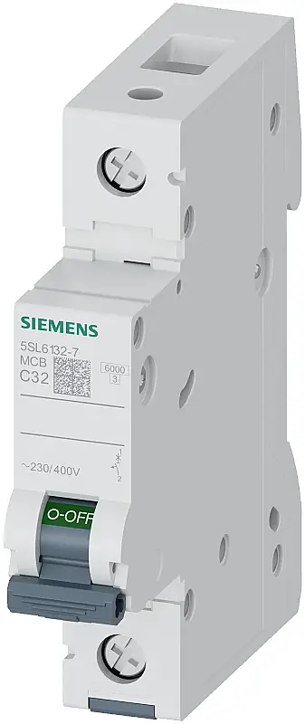 Siemens 32A C Tipi 1Faz 6Ka Otomatik Sigorta 5SL6132-7 - 1