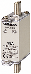 Siemens 35A Boy 000 NH Bıçaklı Sigorta Buşonu 3NA3814 - SIEMENS