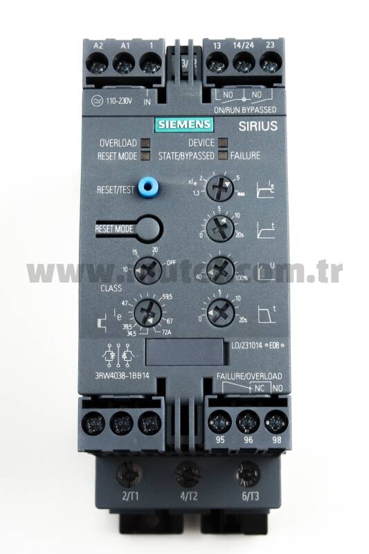 Siemens 37kW Sirius Yumuşak Yol Verici (Soft Starter) 3RW4038-1BB14 - 2