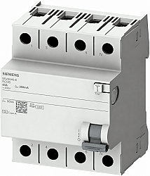 Siemens 4X63A 300mA A Tip Kaçak Akım Koruma Rölesi - 5SV5646-6 - SIEMENS