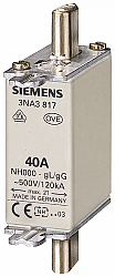 Siemens 40A Boy 000 NH Bıçaklı Sigorta Buşonu 3NA3817 - SIEMENS