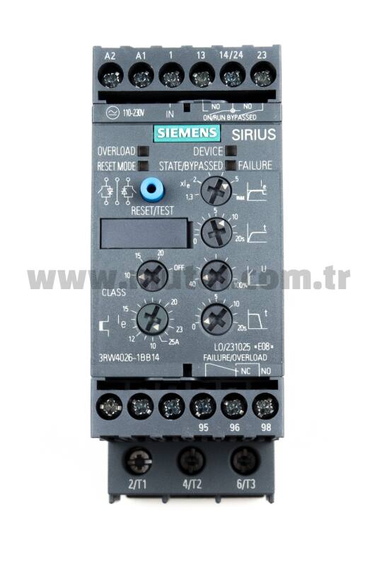 Siemens 11kW Sirius Yumuşak Yol Verici (Soft Starter) 3RW4026-1BB14 - 2