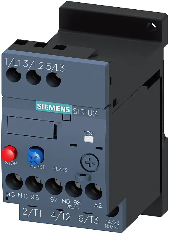 Siemens 7-10A Boy:S00 1No 1Nc Sirius Termik Röle 3RU2116-1JB1 - 1