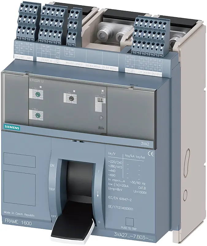 Siemens 800A 55kA 3 Kutuplu Kompakt Şalter 3VA2780-5AB03-0AA0 - 1