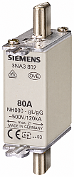 Siemens 80A Boy 000 NH Bıçaklı Sigorta Buşonu 3NA3824 - SIEMENS