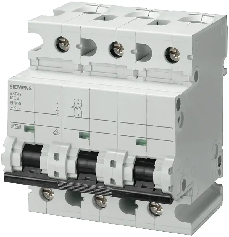 Siemens 80A C Tipi 3Faz Otomatik Sigorta 5SP4380-7 - 1