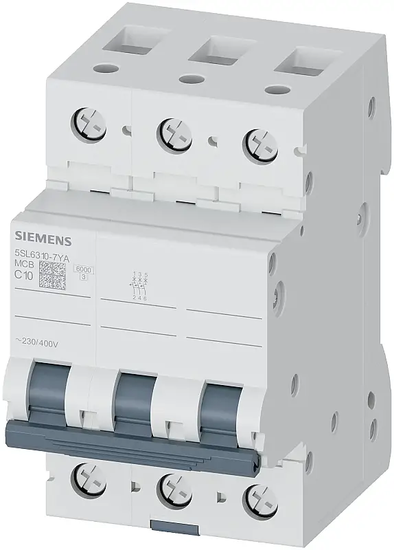 Siemens Klasik 10A C Tipi Otomatik Sigorta 5SL6310-7YA - 1