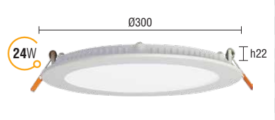 Tio 24W 6500K IP40 Sıva Altı Led Panel Spot Armatür - 110401 - 2