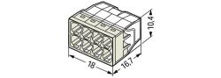 Wago 8x2,5 Buat Klemensi - 2273-208 - 2